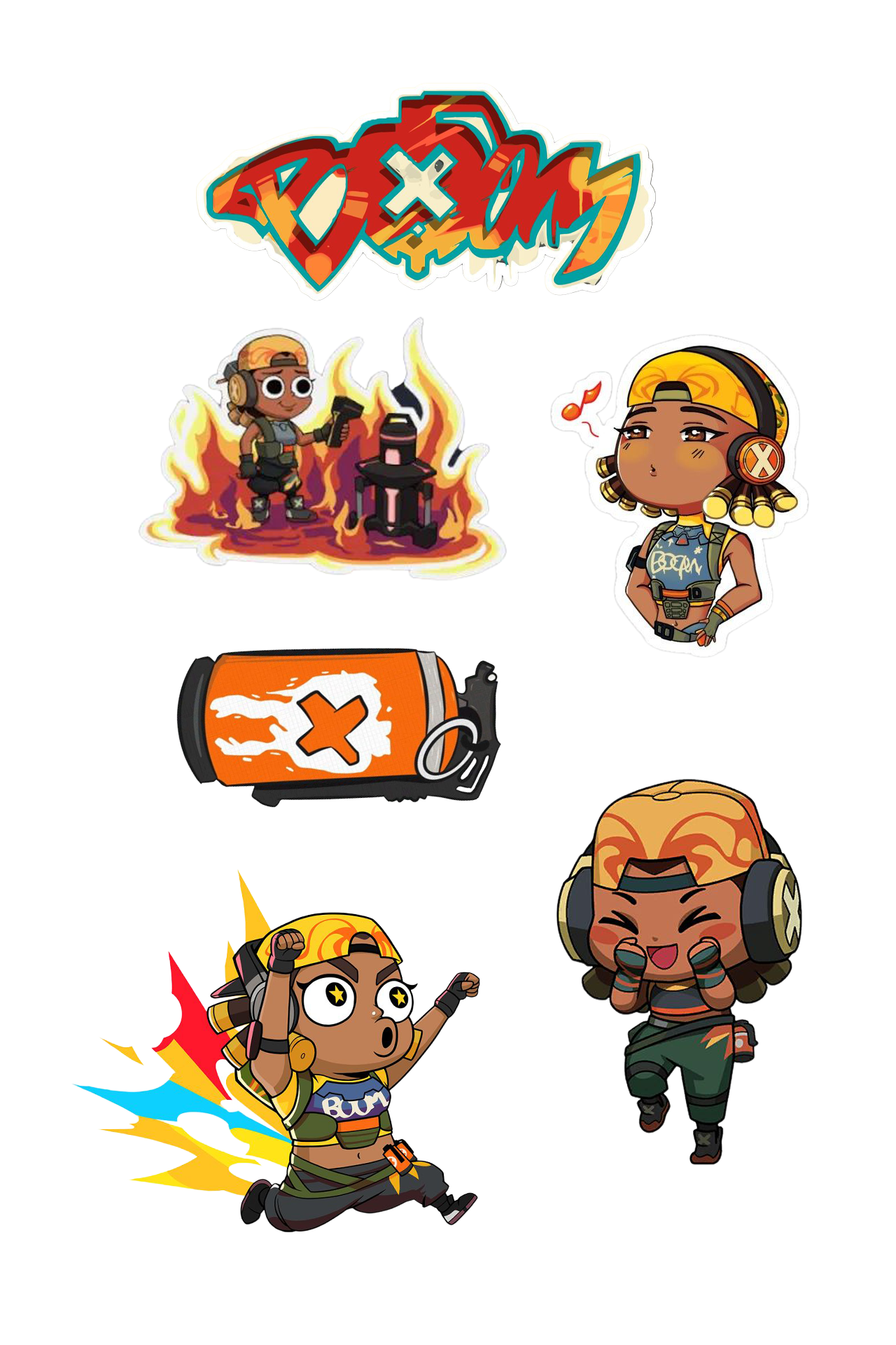 Cartela Raze GAMES VALORANT