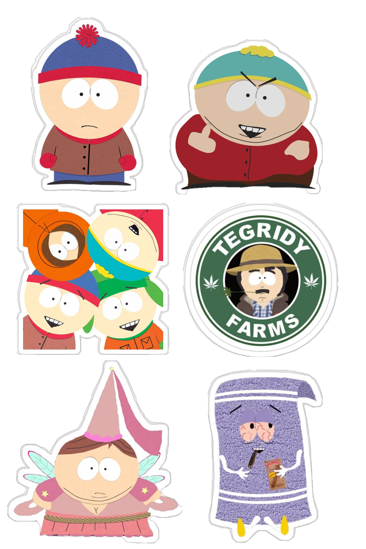 Cartela South Park SÉRIE SOUTHPARK